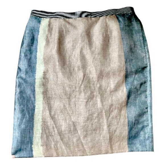 NWT Ann Taylor Loft Classy Straight Artsy Pencil Skirt with Pockets Size 8 - Picture 1 of 6